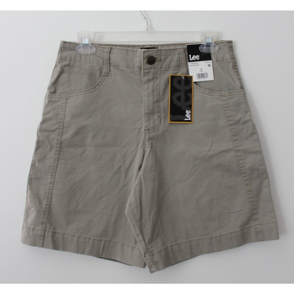 Lee Womens Bermuda Short Mushroom Multisize NWT